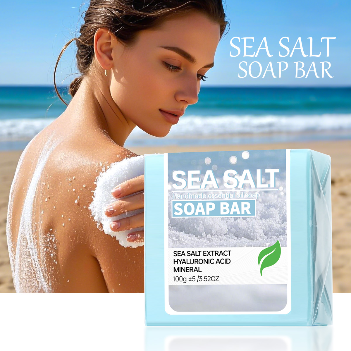 Castor Oil Soap - Sapone Artigianale al Sale Marino con