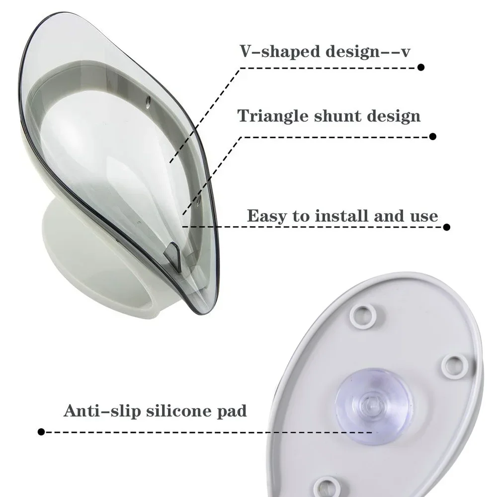 Portasapone a Forma di Foglia  - Soap Dish Draining recensione e prezzo