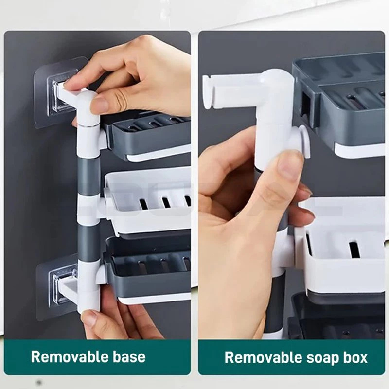 Portasapone Girevole 2/3/4 Pos - Soap Dish Draining recensione e prezzo
