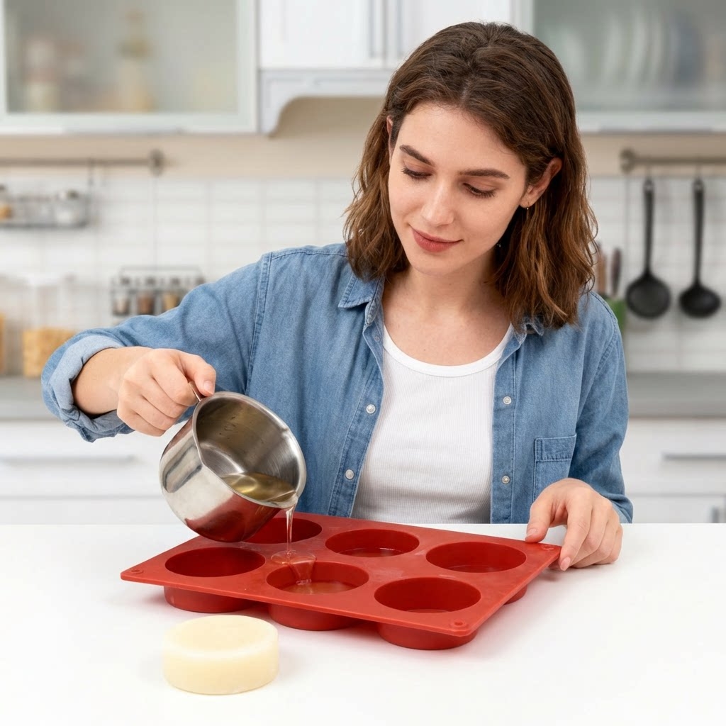 Stampo in Silicone Rotondo per - Soap Making Store recensione e prezzo